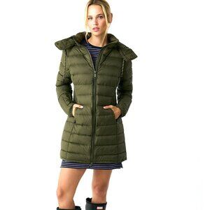 NEW Lole Claudia Down  puffer Jacket - 650 Fill Power in Moss 1225 6s3